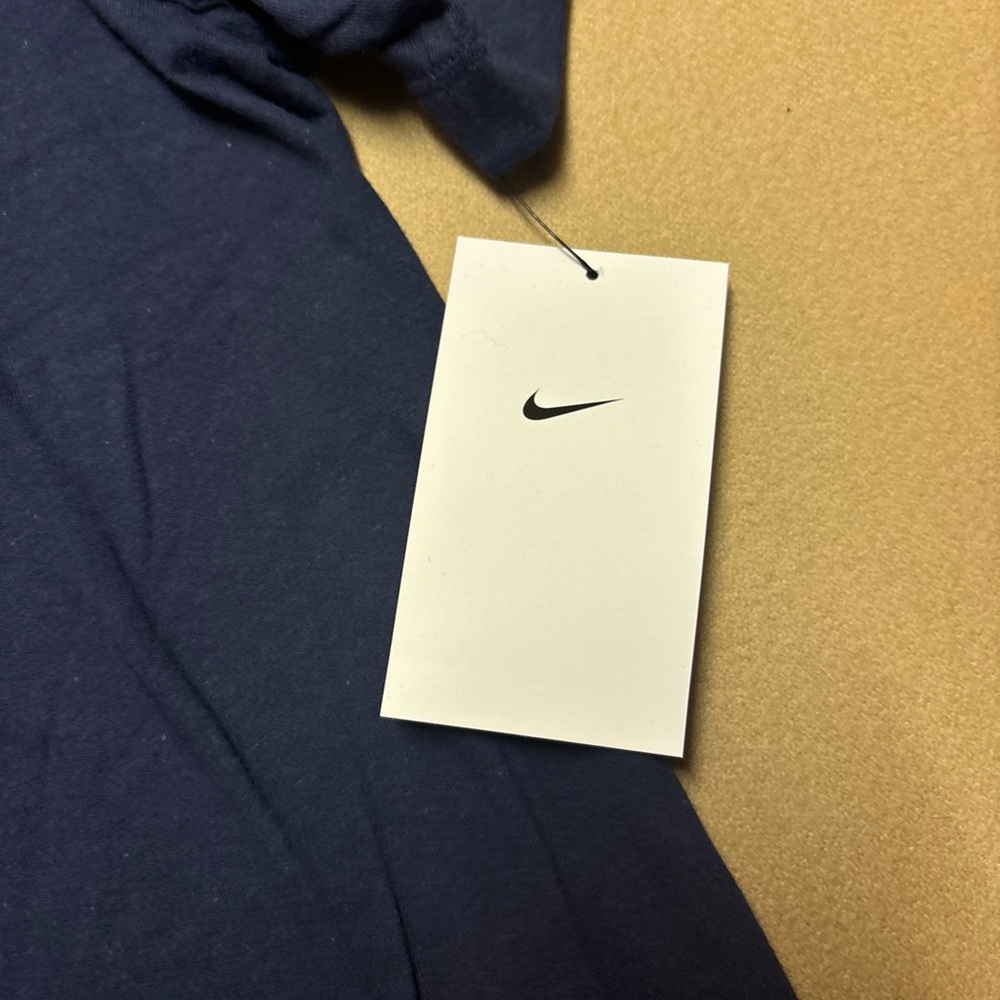 New Nike T-Shirt Men's Large Paris Saint Germain Navy Blue Soccer L Tee NWT PSG - Picture 4 of 7